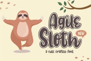 Agile Sloth Font for Creative Projects