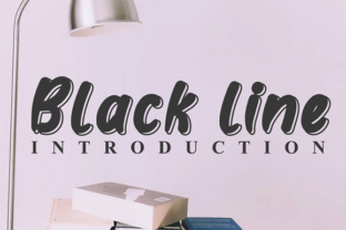 Black Line: A Stylish Typeface for Creative Projects