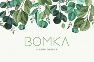 Bomka: A Display Font for Digital Design