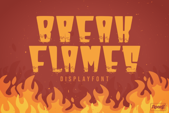 Break Flames Font for Bold Branding