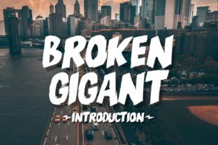 Broken Gigant Font Review