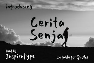 Cerita Senja: A Font for Creative Storytelling
