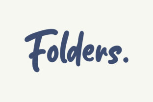 Folders: A Quirky Font for Creative Expression