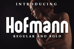 Hofmann: A Bold Display Font for Creative Campaigns