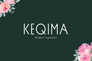 Keqima: A Clean Display Font for Campaigns