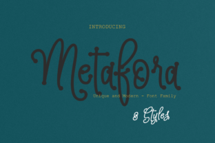 Metafora: A Creative Font for Editorial Design
