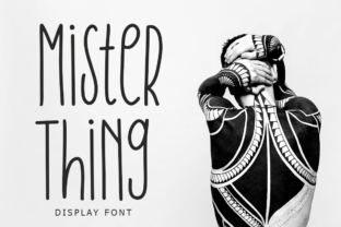 Mister Thing: A Quirky Display Font for Creative Projects