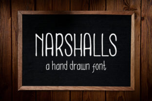 Narshalls: A Hand-Drawn Display Font