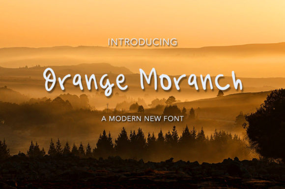 Orange Moranch: A Cute Display Font