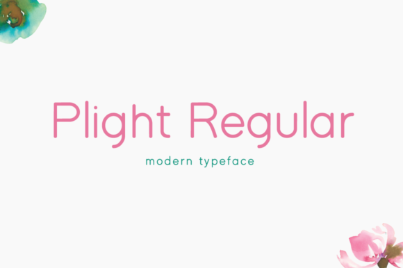Plight Regular: A Magical Display Font