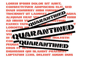 Quarantined: A Bold Display Font