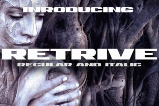 Retrive: A Creative Display Font