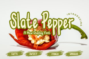 Slate Pepper: A Bold Display Font