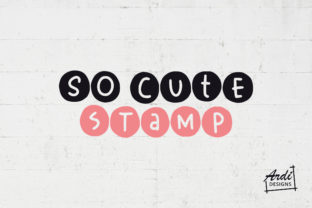 So Cute Font for Whimsical Design