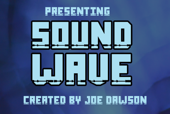 Sound Wave Font for Business