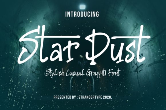 Stardust: A Casual Display Font for Creative Projects